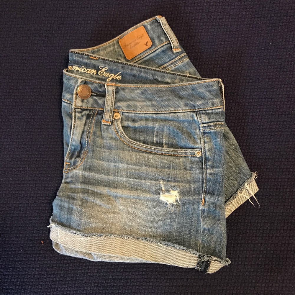 American Eagle ripped Jean shorts